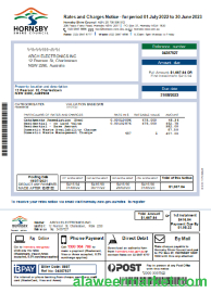 NSW Hornsby Shire Council utility business bill SCR